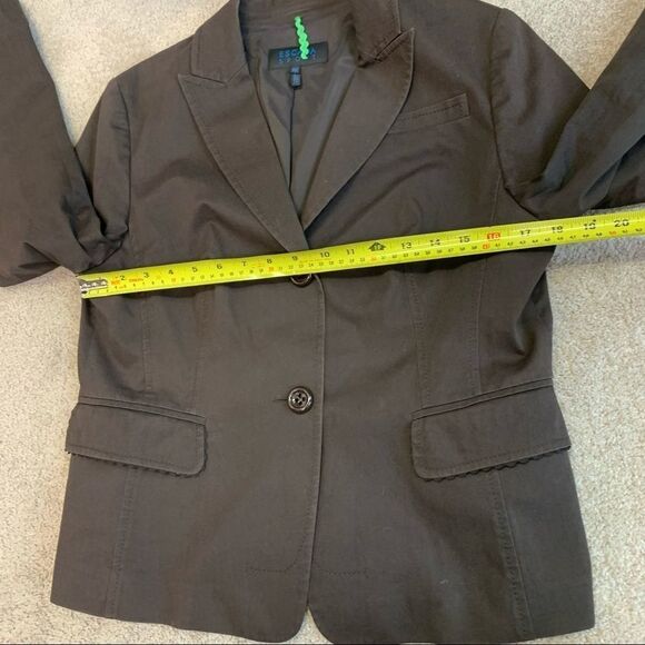 ESCADA SPORT Brown blazer jacket size 42 - Picture 8 of 9